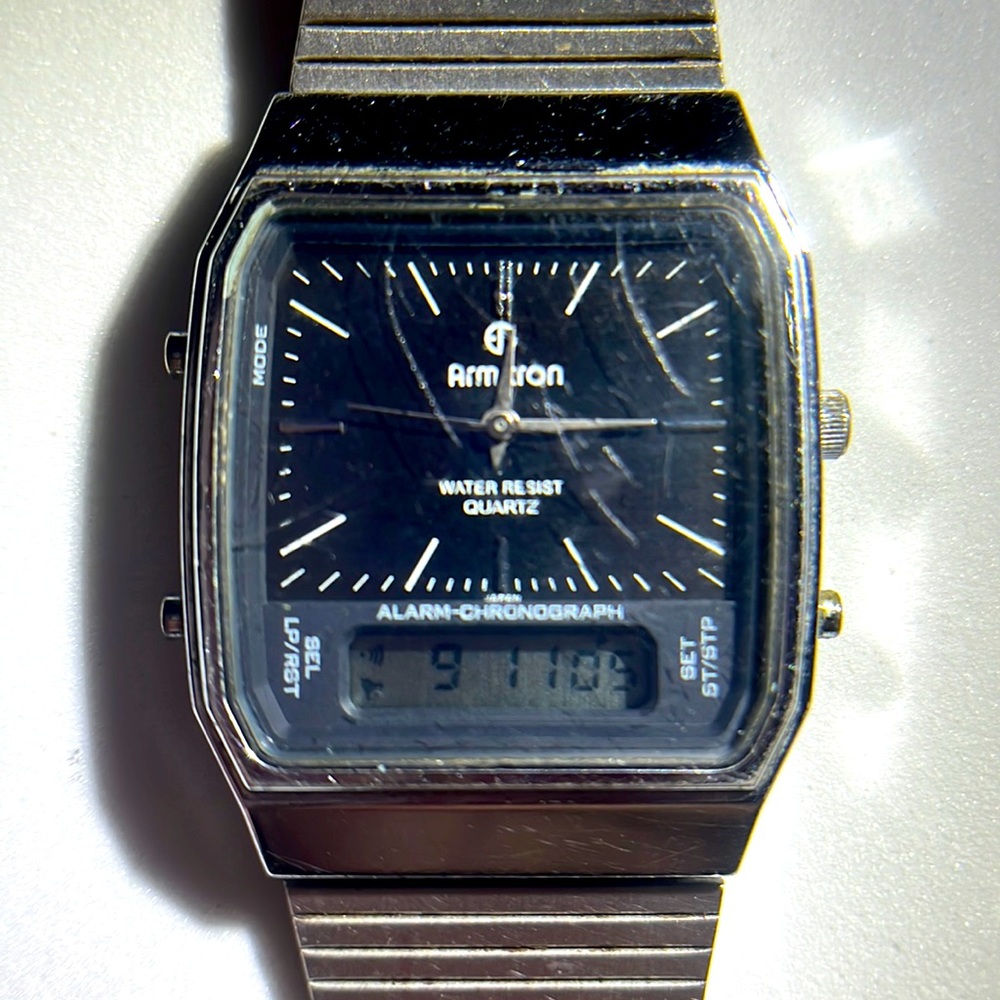 Vintage Armitron Water Resistant Quartz Watch